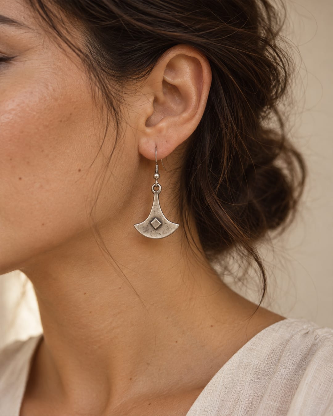 Boucles d’Oreilles Éventail Anatolie
