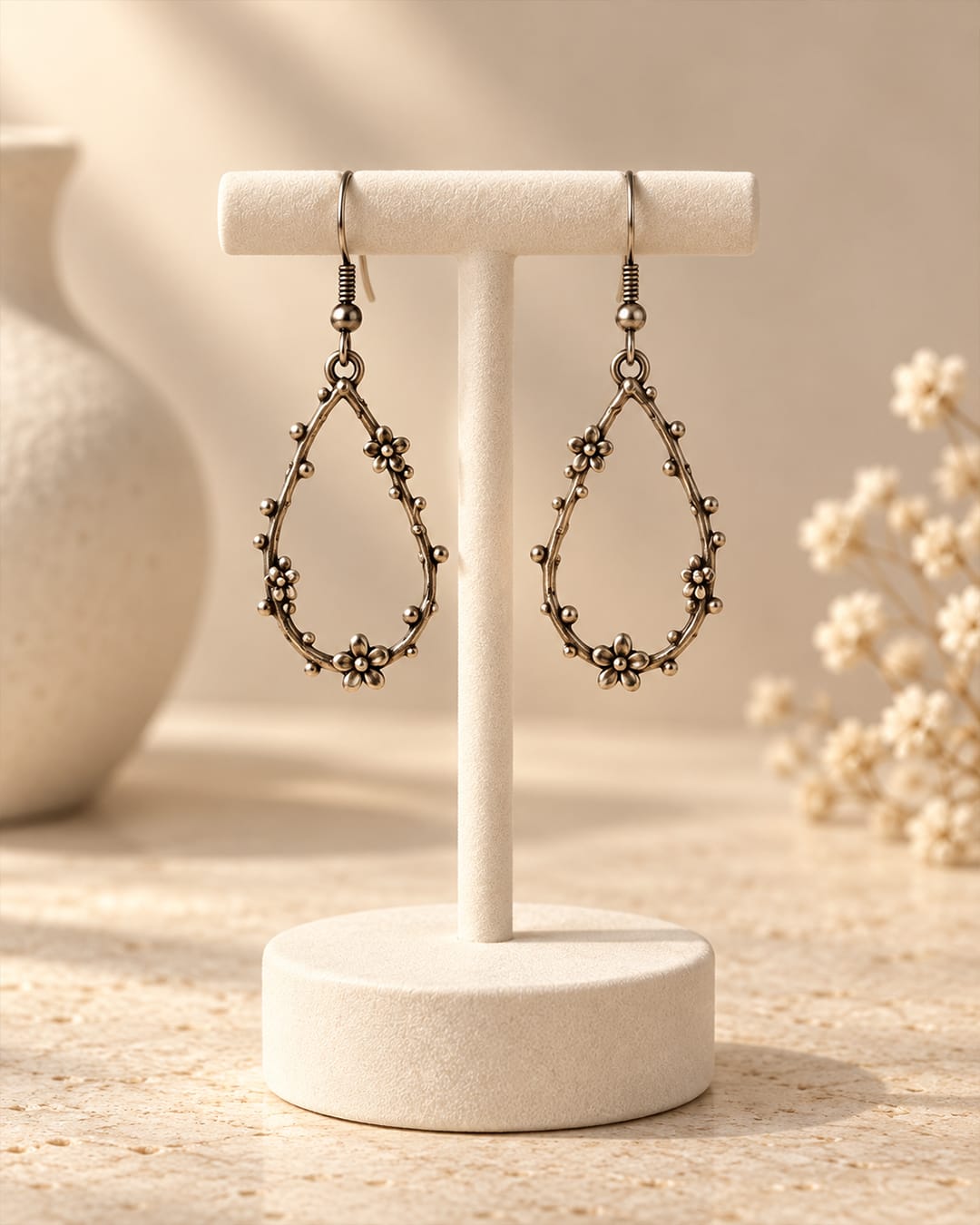 Boucles d’Oreilles Fleur d’Anatolie – Image 2
