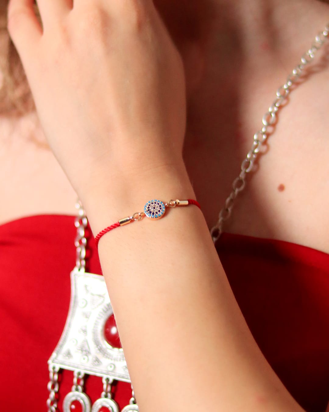 Bracelet Nazar Rouge