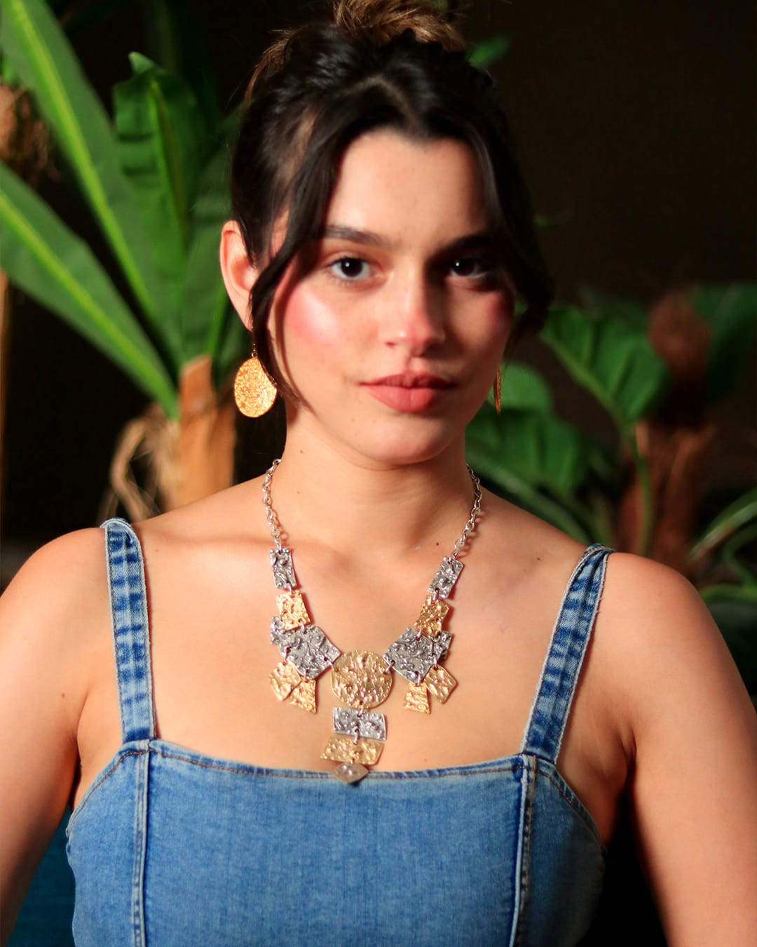 Collier Mosaïque Bicolore – Image 3