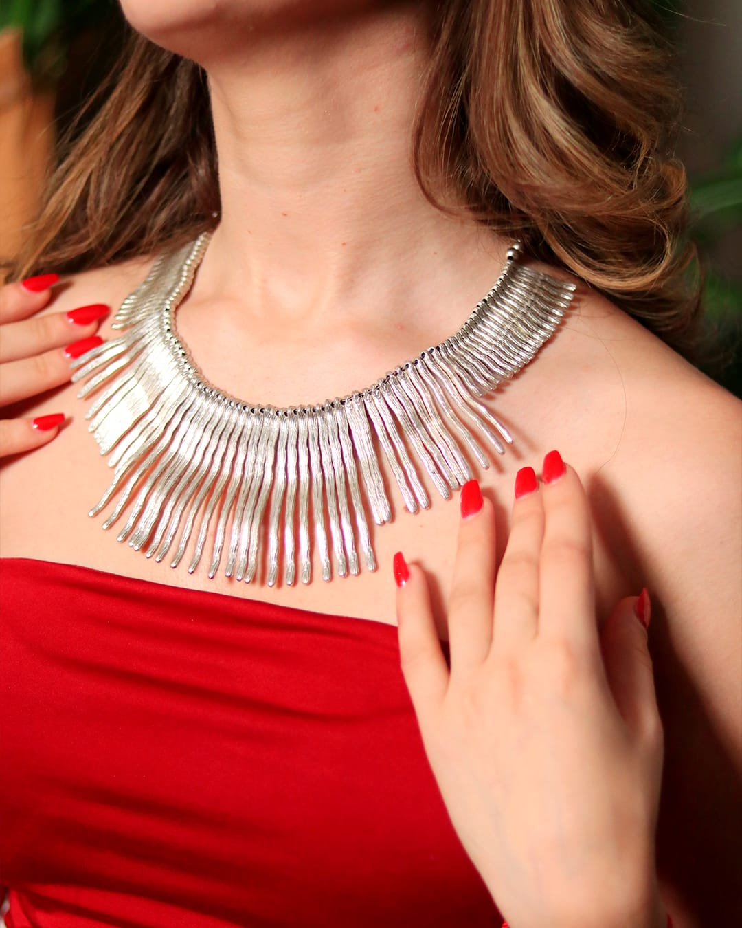 Collier Éclat Argenté