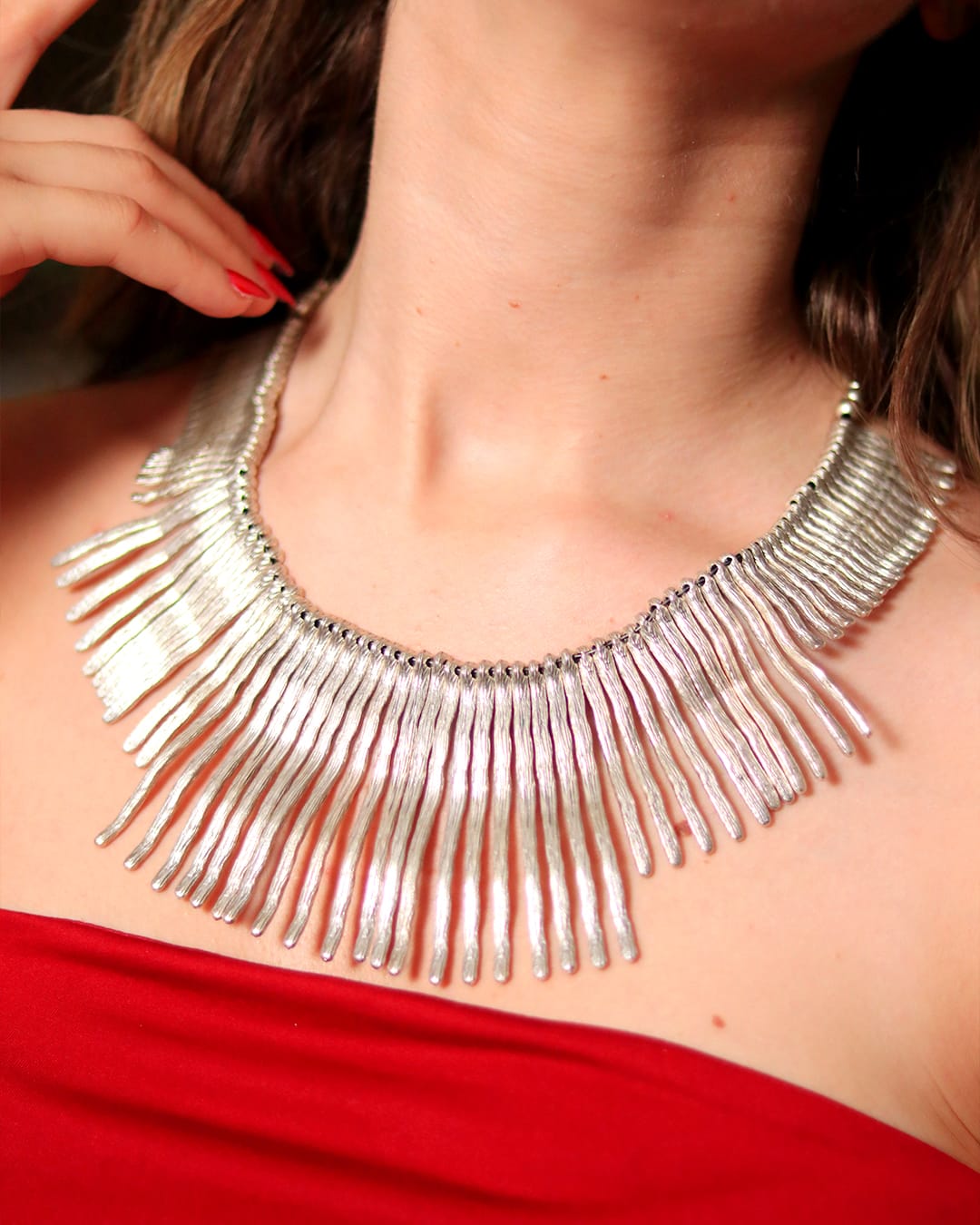 Collier Éclat Argenté – Image 4