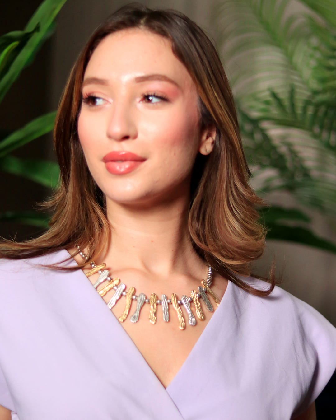 Collier Éclats Bicolores – Image 3