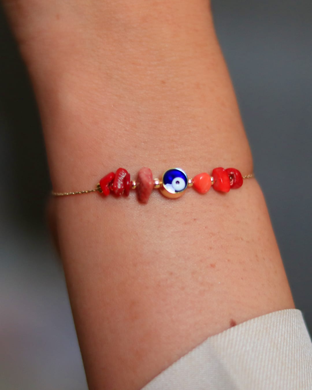 Bracelet Nazar Corail Rouge