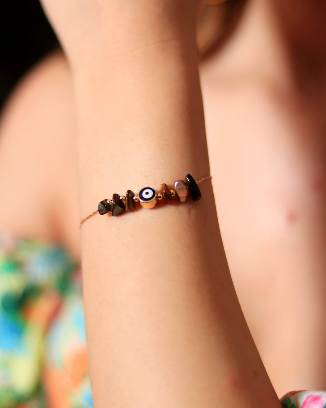 Bracelet Œil & Pierres