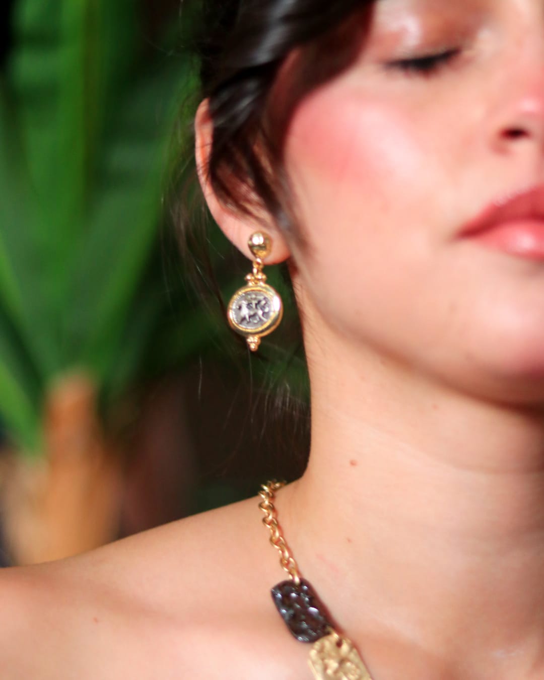Boucles d’oreilles Médaillon Héritage – Image 2